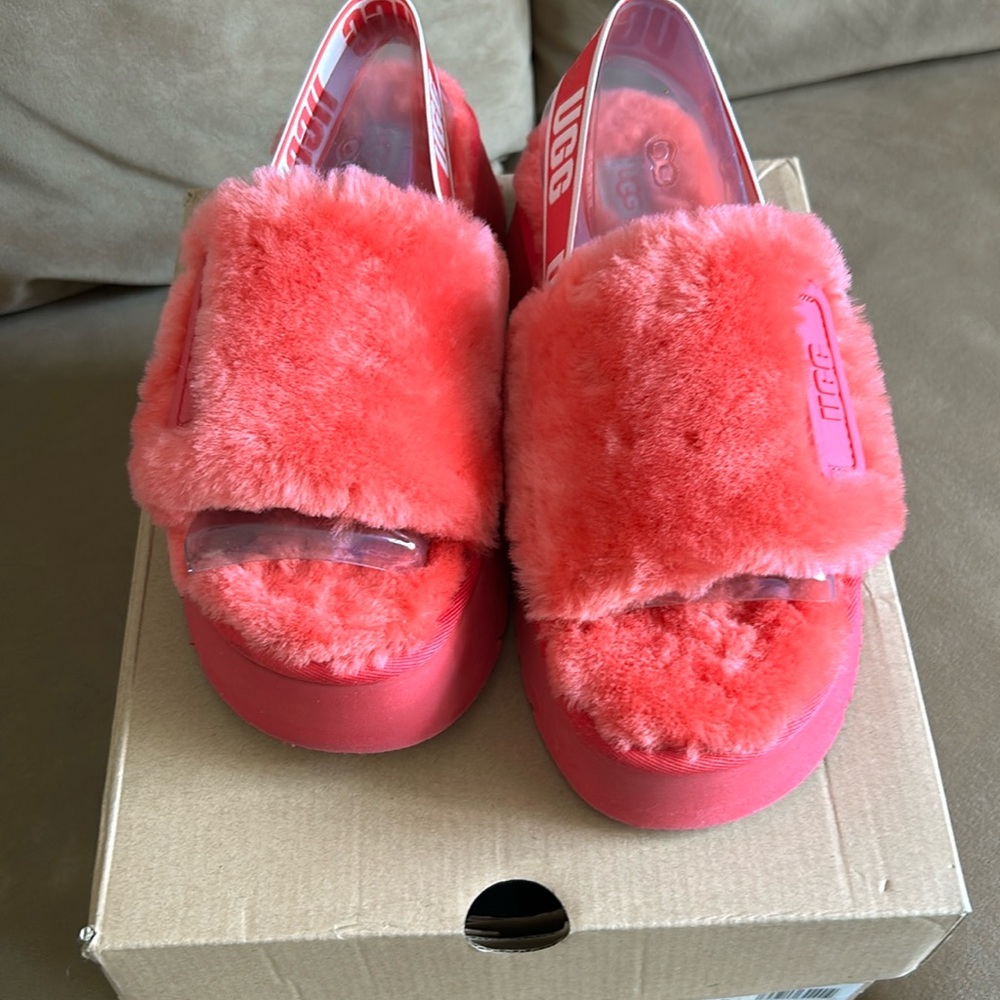 Ugg Hot Pink Disco Slide